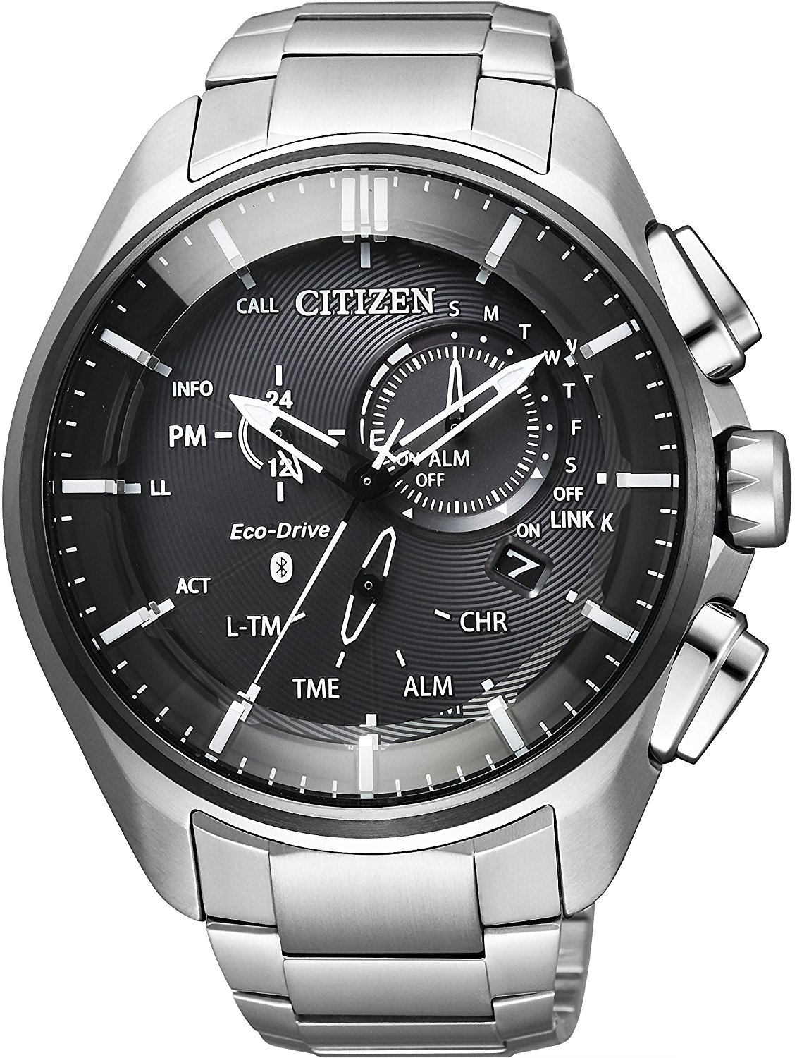 Citizen BZ1041-57E Eco-Drive Bluetooth Super Titanium Model